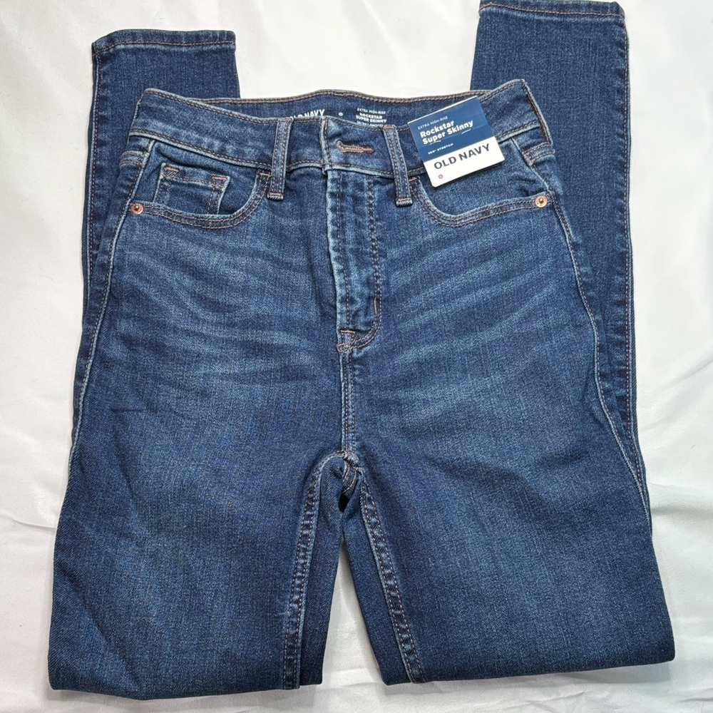 Old Navy Women’s Extra High Rockstar Super Skinny